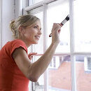 Как покрасить окно