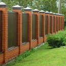 Забор из профнастила своими руками